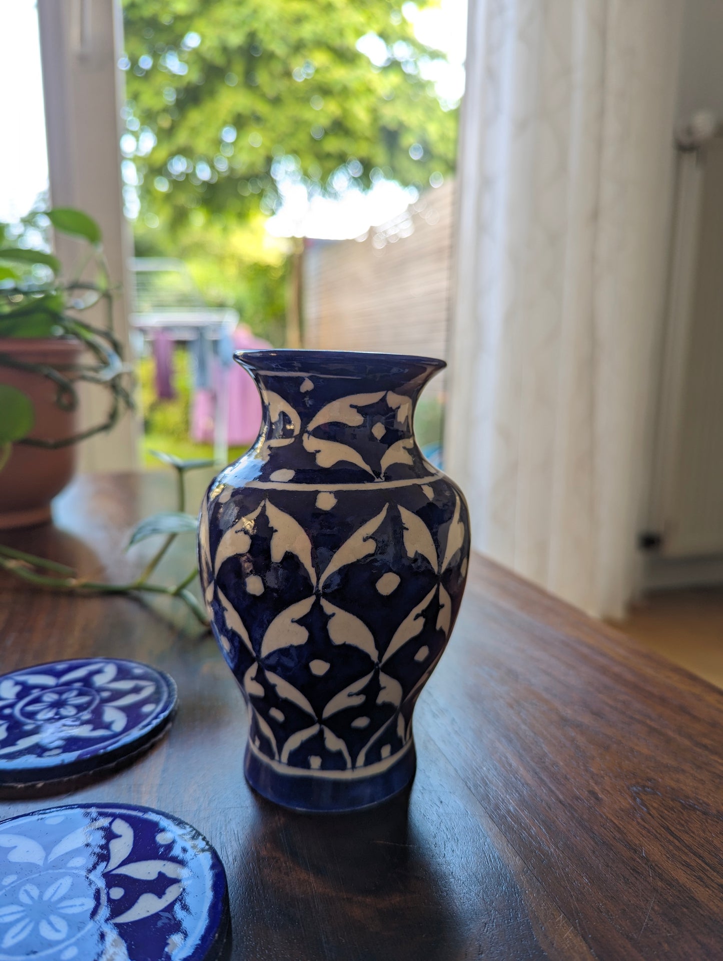 Jaipur Blue Pottery Vase