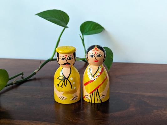 Sawantwadi Wooden Traditional Couple