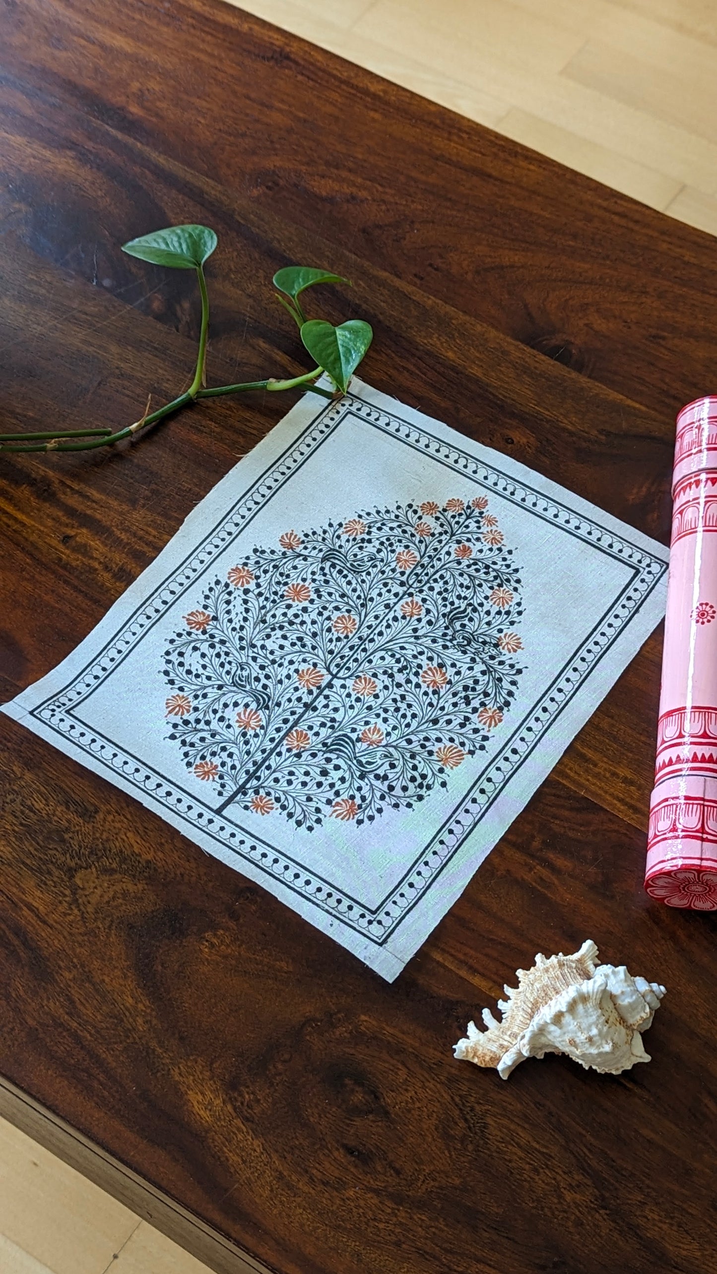 Pattachitra Painting of a Tree of Life (unframed)